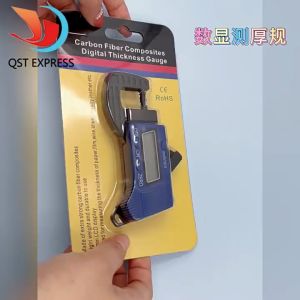 Alat Pengukur Ketebalan Thickness Gauge Digital Ukur Logam Plastik Kertas Plat 0-12mm 0.01 mm