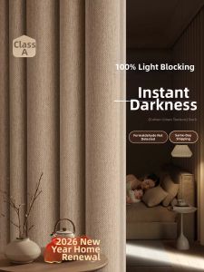 WEILAISHI | Full Blackout Soundproof Sun Protection Thermal Insulation Curtains