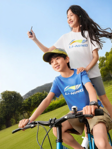 LI-NING KIDS | Cotton Breathable Short Sleeve Tshirt for Kids