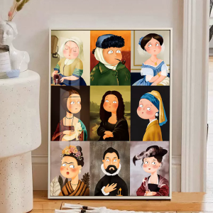 Tranh Thêu Kim Cương Q Phiên Bản Nghệ Thuật Toàn Bộ Mới 2025 Tranh Thêu Chữ Thập Thủ Công Khung Trang Trí Nhà Đơn Giản Hiện Đại