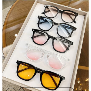SUNYMALL ทันสมัย แว่นตาบลัช สำหรับผู้หญิง กรอบใส ป้องกันผิวแว่นตา สำหรับสาวหวาน ราคาที่สุด