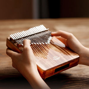 Hluru 17 21 Key Kalimba Thumb Piano Music Instrument High Quality Wood Kalimba 21 Key Finger Piano Beginners Portable Instrument