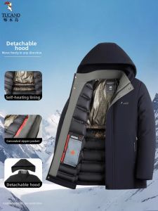 TUCANO | Hooded Thermal Warm Fleece Padded Mens Winter Jacket