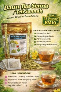 DAUN TEA SENNA /SLIMING 25 UNCANG