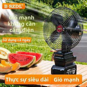 B·SZDL | Quạt Cầm Tay Sạc Điện Dài Ngày Công Suất Cao