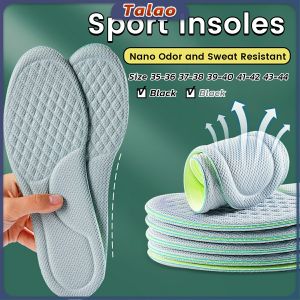 Talao Cotton Insoles for Shoes Deodorization Sweat Absorption Insert Sport Shoes Running Pads