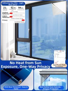 O Margo | Heat Resistant Sun Block Solar Film Anti Red & UV Light Privacy Protection