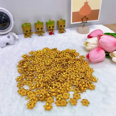 ดอกพิกุลเงินดอกพิกุลทอง🌼แพ็ค100ชิ้น(พร้อมส่ง📌)ตกแต่งเหรียญโปรยทาน