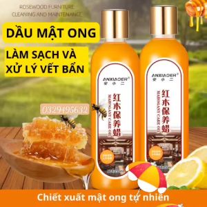 Dầu đánh bóng gỗ chiết xuất mật ong chống trầy xước chống ẩm mốc chống thấm nước chống nứt sạch bay bụi bẩn