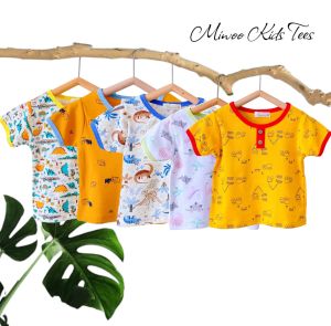 LightShine 0-6y Korean Kids Terno For Baby And Kids Boys/Terno  Tshirt Shorts/Kids Clothes/Kids Set/Terno Tshirt Shorts Newborn Clothes Baby Clothes Clothing Sets