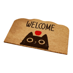 YINSHANG | Non-slip Water-absorbing Dirt-resistant Coconut Palm Style Door Mat Yellow Carpet