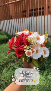 Bunga Buket Bunga Artificial Rose Bunga Dekorasi Rumah BG147