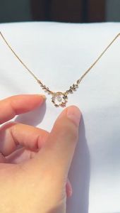 Kalung Emas Asli Kadar 70 16K Yunani Rantai Italia Greece Liontin Variasi 42 CM