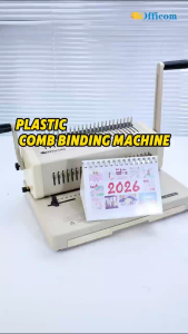 Officom C25A Heavy Duty F4 Size Comb Binding Machine Long & Legal Heavy Duty Binder Schoolsupplies