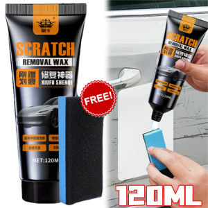 Car Wax Scratch Remover Car Polish Scratch Care Wax With Sponge Easily Repair Paint Scratches Wax Car Polish Scratch Care