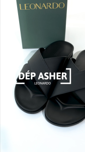 Leonardo Dép Asher Da Microfiber Cao Cấp Phong Cách Tối Giản Thanh Lịch Cho Nam Giới Hiện Đại