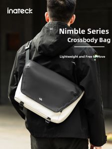 Inateck | Large Capacity Magnetic Clasp Shoulder Bag 14-inch Laptop Messenger Bag Camera Storage