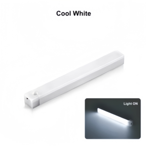 50cm Type C Rechargeable Motion Sensor LED Night Light Wireless Strip Bar Backlight Lamp for Kitchen Cabinet Wardrobe Staircase