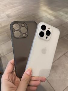 [Matte Skin Feeling] Suitable for Apple 15 Phone Case Iphone15/13/12Promax All-Inclusive Xs Transparent Anti-Fingerprint 11pro Cathetus 4plus Simple Protective Cover Drop-Resistant Silicone Soft