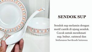 PRUMU Sendok Bebek Melamin - Sendok Sup - Sendok Bubur - Sendok Ramen - Sendok Kuah Sop - S115