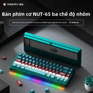 Bàn Phím Chơi Game Không Dây Bluetooth Ba Chế Độ