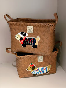 High Aesthetic Value Laundry Basket Luxury Minimalist Home Bedroom Bathroom Clothes Storage Basket Durable Fabric Basket