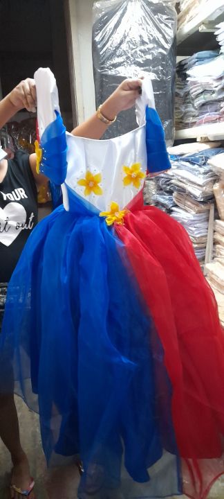 Ms. Philippines Flag Gown united nation Costume Lazada PH