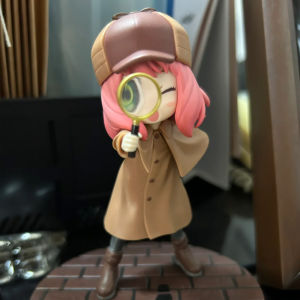 Bandai | New Anime Spy X Family CODE:White 14cm Toy PVC Anya Winter Clothing Detective Image Desktop Decorations Cute Gift for Kids