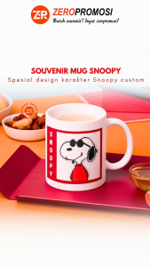 Mug Karakter Snoopy Custom & Gelas Kartun Snoopy: Membuat Mug Nama Custom Unik