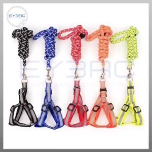 Heavy Duty Reflective Harness with Rounded Nylon Leash