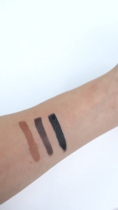 COD 2 In 1 Waterproof Eyebrow Cream & Powder Gel Pomade with Brush Eyeliner Smudge-Proof High Pigment Lasting Multi-Uses Brow Smudge-Proof High Pigment  3 Colors