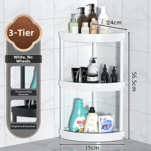 NIFENG | Floor-standing Triangular Corner Storage Rack Multi-layer
