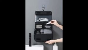 CHADESIEL Tas Travel Make Up Organizer Toiletry Bag with Hook