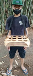 nampan asongan gelas cup 12 lubang cap tempat box asongan gelas tray SPG tray