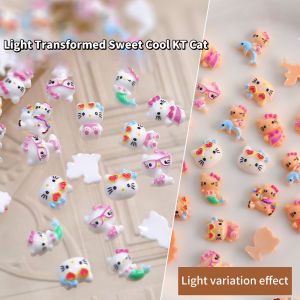 Halloween Christmas Sanrio Nail Charms Hello Kitty Design Nail Art Diy Mini Rhinestones Flatback Charms Crafts Stones for Manicure Nail Charms 10PCS