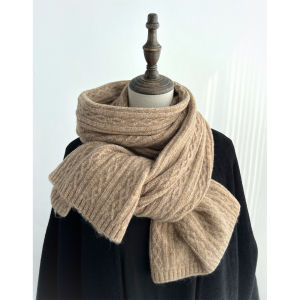 MIND BOY | Warm Solid Color Japanese Knit Scarf