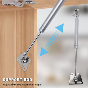 Soft Closing Automatic Door Closer 10KG Pneumatic Adjustable Speed Positioning Cabinet Door Stop Protective Gas Spring Door Holder Home Hardware