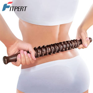 Muscle Roller Wood Muscle Roller Stick with Trigger Points Body Muscle Massager Roller for Back Leg Relieve Muscle Soreness