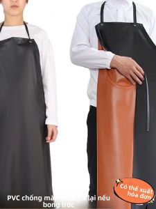 Túi Bảo Vệ PVC Chống Thấm Nước Dày Mềm Không Tay Dùng Trong Nhà Bếp Dùng Để Bảo Vệ Quần Áo Khi Làm Thịt Cá Và Gia Cầm