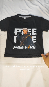 Baju Kaos Anak Karakter Alok Game Free Fire Anak laki laki Keren Usia 1 - 10 Tahun Hypelane - DTF