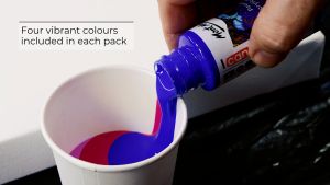 Màu Đổ Màu Loang Pouring Acrylic MONT MARTE - Bộ 4 Chai x 60ml
