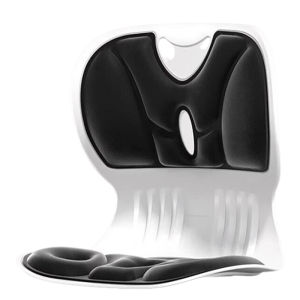 OUKUMAN | Ergonomic Lumbar Support Cushion with Massage and Pelvis Alignment for Office Chairs