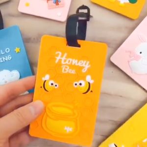 Cute Travel Luggage Tag Label Unik Koper jadi mudah dikenal NJ213