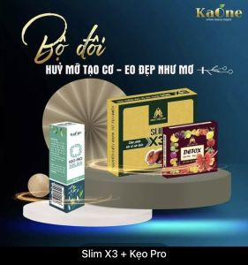 Giảm Cân Slim X3 - Detox - Kẹo Pro - Không Giảm Hoàn Tiền