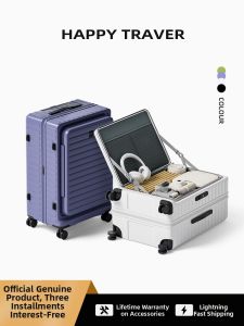 JR&BL | Multifunction Large Capacity Sideways Opening Travel Luggage