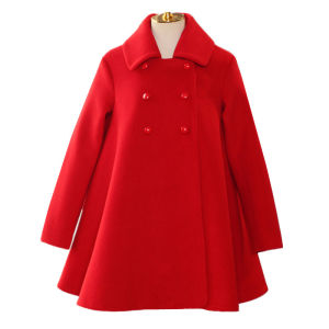Womens Coat Jacket Autumn Winter New Style Small Size Midi A-Line Skirt Red Wedding Woolen Coat Korean Style Long Sleeve