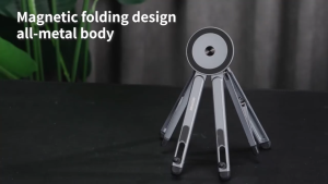 【SG STOCK】Magnetic Laptop Stand Adjustable Foldable Portable Tablet Phone Mobile Phone Stand Aluminium Holder