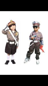 SERAGAM POLISI/PILOT/TNI /AKPOL ANAK 3-10TH FULL SET GRATIS BOX PACKING