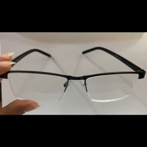 READY STOCK KACAMATA MODEL KOTAK FRAME GANTUNG SEMI RIMLESS FASHION WANITA DAN PRIA LENSA PLUS BACA JARAK DEKAT (+) 1.00 SAMPAI 3.00 ADA NOSEPAD - PROMO MURAH
