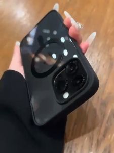 Premium Black Series Ultra Hybrid Magsafe iPhone 15 14 13 12 11 Pro Max Plus XR X XS Max Softcase Soft Case Bening Transparan Cover Wireless Magnetic Charging Silikon Silicone Jelly Hardcase